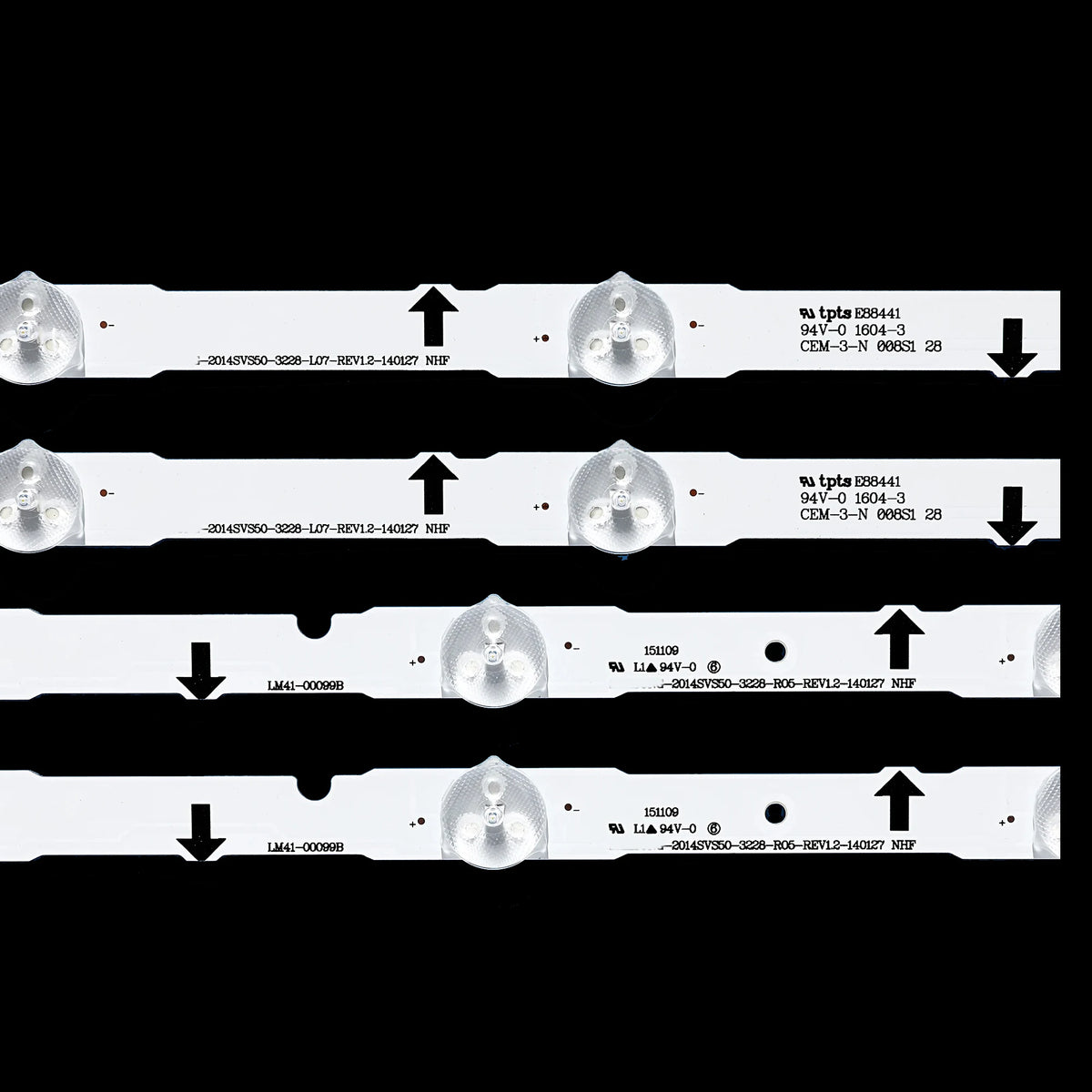 LED Backlight Strip for UE50H6410 UE50H6200 UE5016282SU UE50H6290 UE50J6289 UE50J5000AK D4GE-500DCA-R1 R2