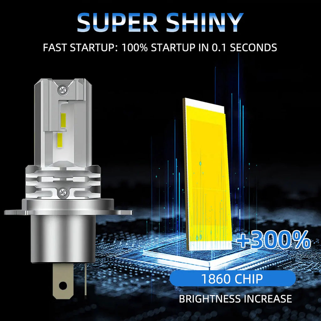 H4 LED Motorcycle Headlight Bulb Canbus for Car Motorcycle L