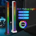 RGB LED Strip Light Music Sound Control Pickup Rhythm Ambien