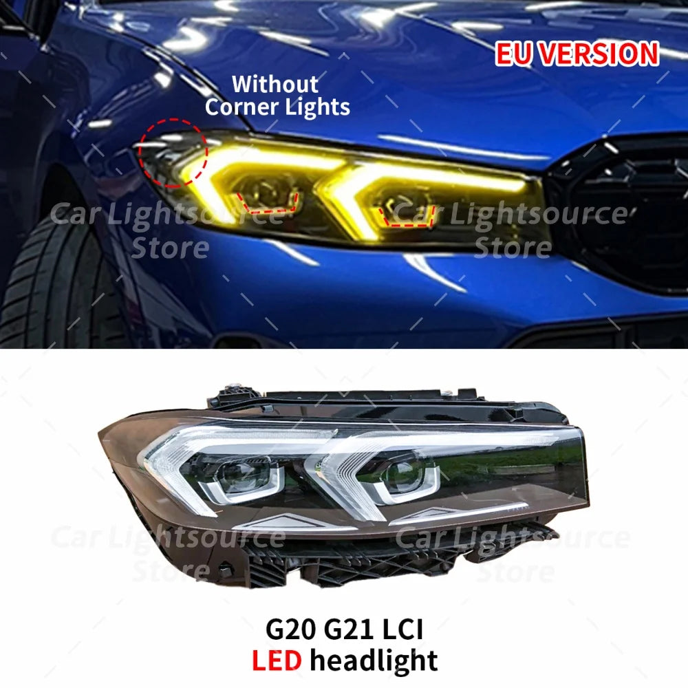 DRL Boards LED Angel Eyes Module For BMW 3 Series G20 G21 G28 LCI 22-24 APP Control Multicolor Daytime
