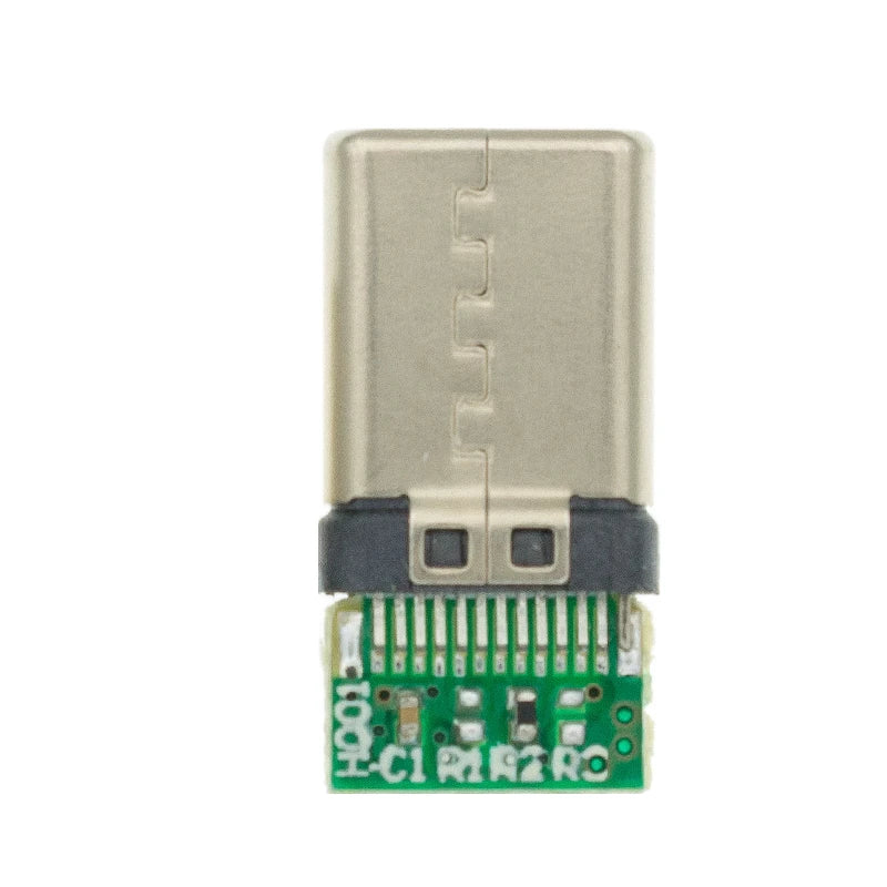 PLR 10pcs Type C Connector 24 Pins Male/Female Receptacle Ad