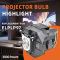 Replacement Epson V13H010L97 ELPLP97 Projector Lamp with Mod