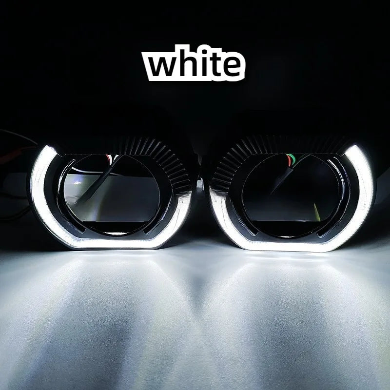 2pcs Projector Cover 2.5/3.0inch Headlight Lens Dust Cover HID Projector Lens Laser Headlight Lens LED Lens car Light Accessorie