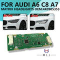 Headlight Daytime Running Light Replacement 4K0905353 4K0 905 353 White LED DRL Angel Eye Chip Board for Audi