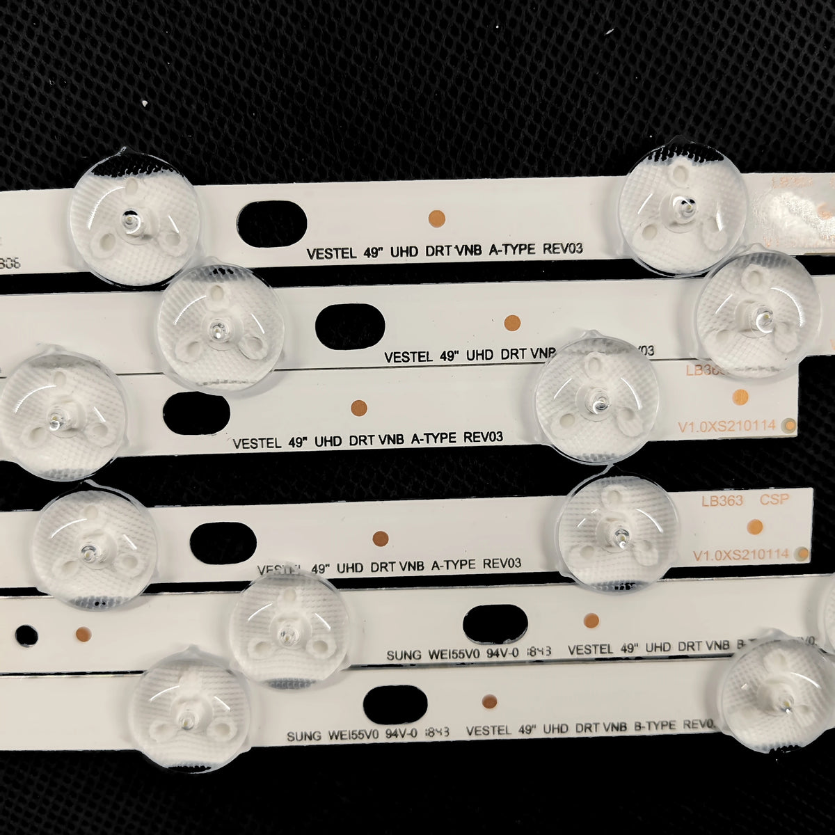 LED Backlight Strip for Vestel 49" UHD DRT VNB A-TYPE REV03 JL.D49071330-078AS-M_V02 49HDR510 49UHD200
