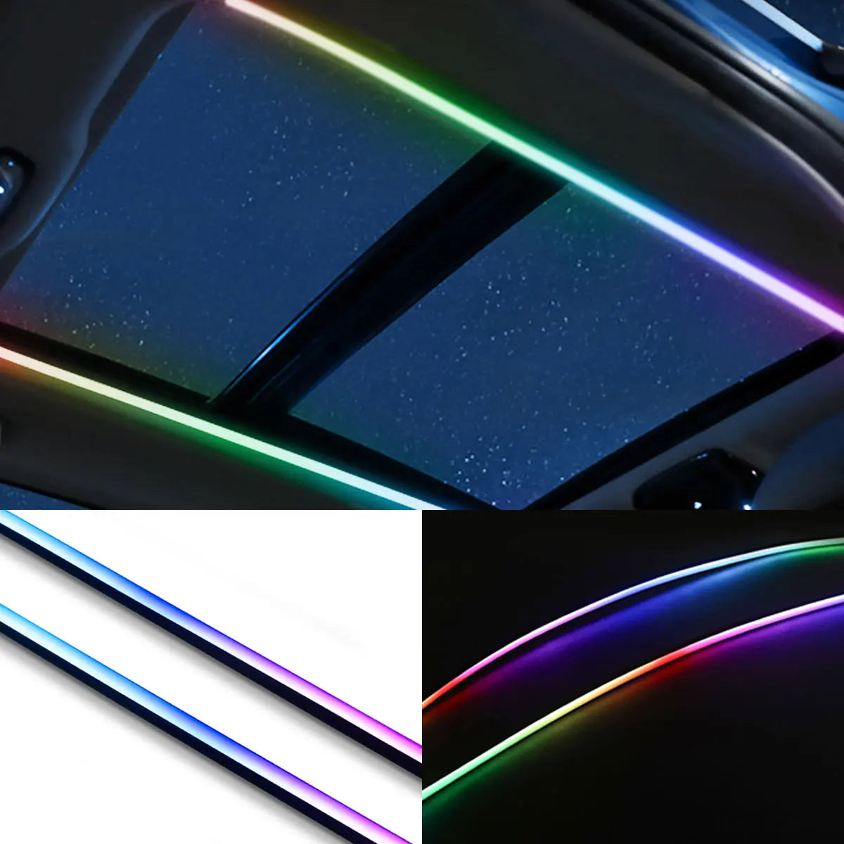 150cm Sunroof LED Strip Symphony Ambient Lamp RGB Car Roof P