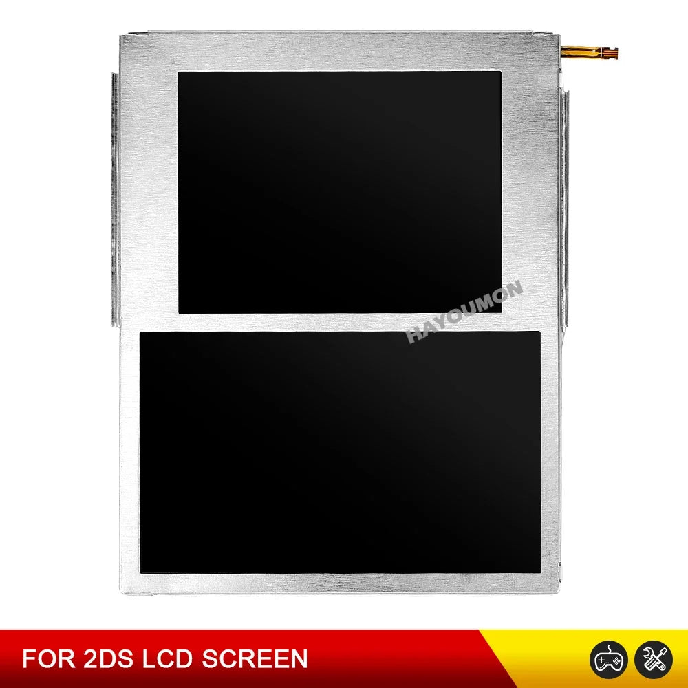 1PCS Original NEW Top Bottom LCD Display Screen For 2DS Repl