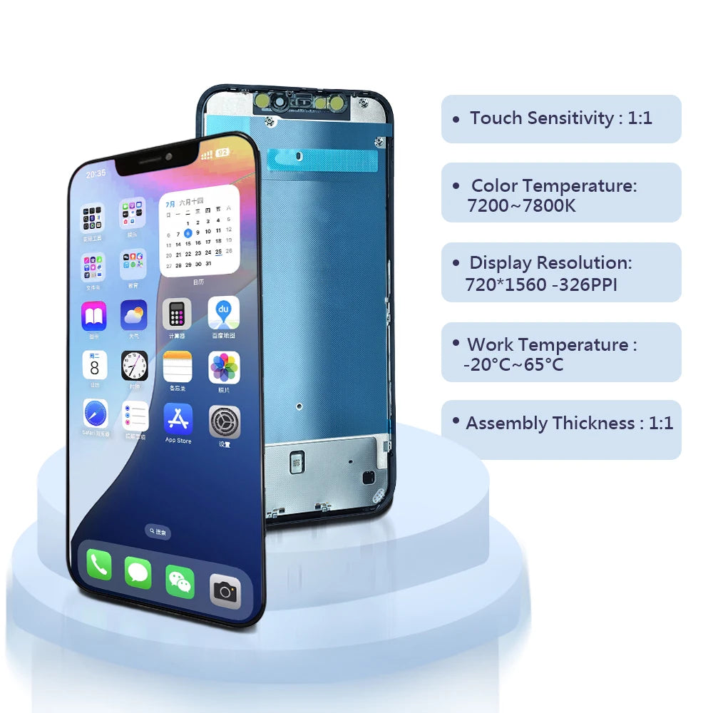 Excellent OLED Pantalla for iphone 11 LCD Display Touch Scre