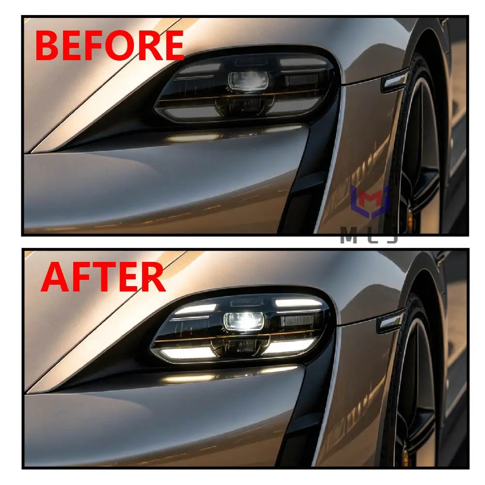 LED Headlight Low Beam Board Bulb Chiips Driver Module Replacement Car Accessories for Porsche