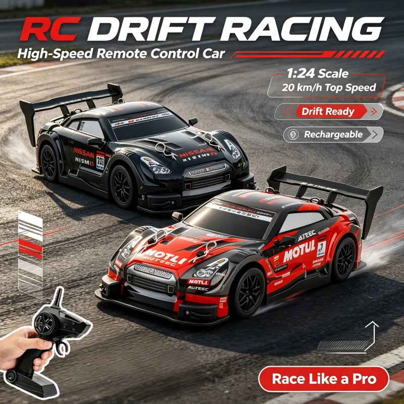 4WD Remote Control Drift Racing Car 1 24 Scale 20KM/H High S