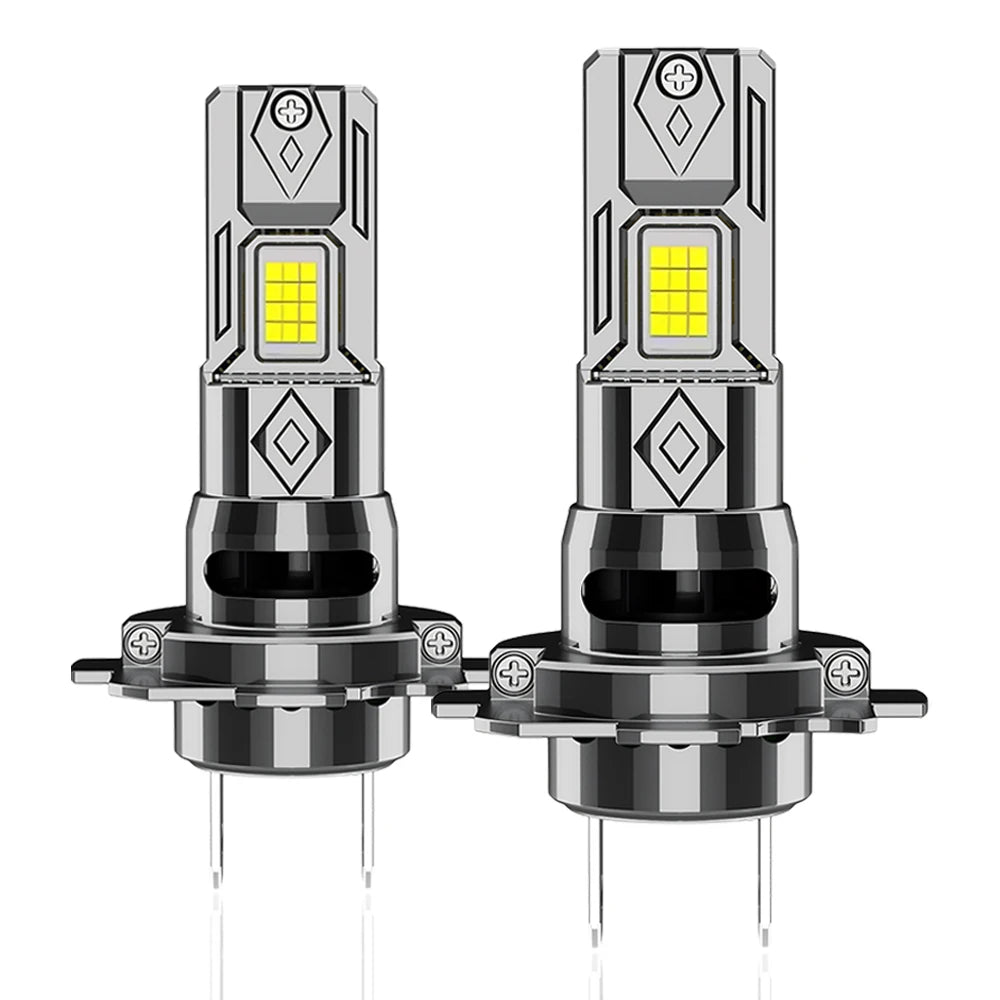 H7 LED Headlight CANBUS Error Free Lights for Car 1000000LM 1200W Super Bright Turbo Auto Bulb Customized LED Chips Lamp 12V 24V