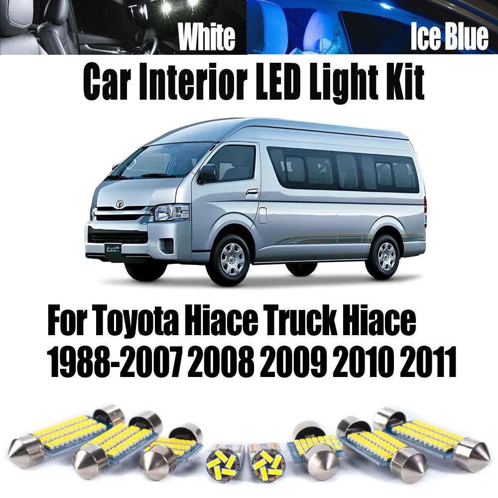 LED Interior Light Kit for Toyota 1988-2007 - Canbus Error-Free Interior Bulbs