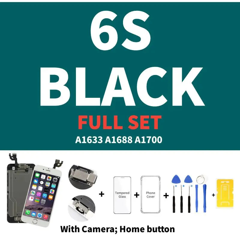 AAA Display for iPhone 5 5S 5SE 6 6S 7 8 Plus LCD Display Full Set Assembly Touch Screen Digitizer Replacement Pantalla+Camera