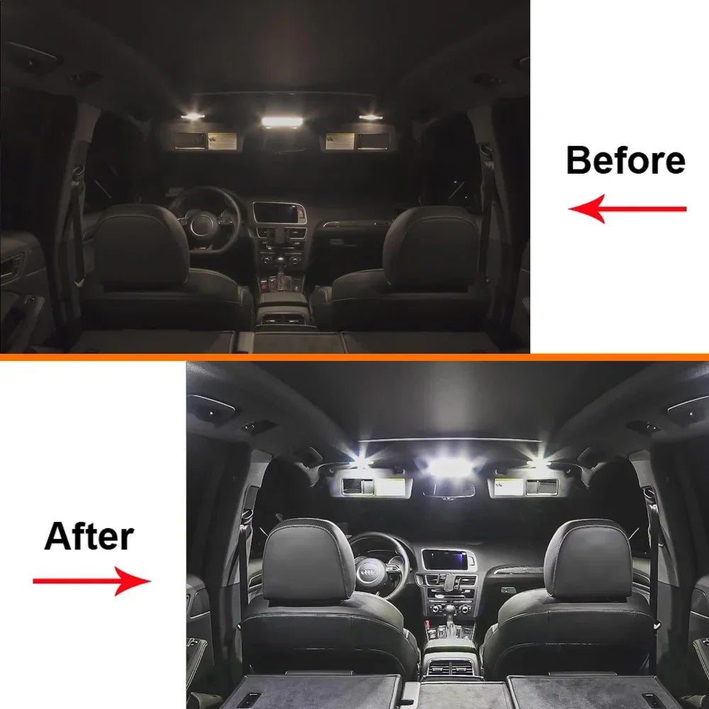 11-Piece LED Interior Light Kit for Honda Civic MK8 - Canbus Error-Free Interior Bulbs