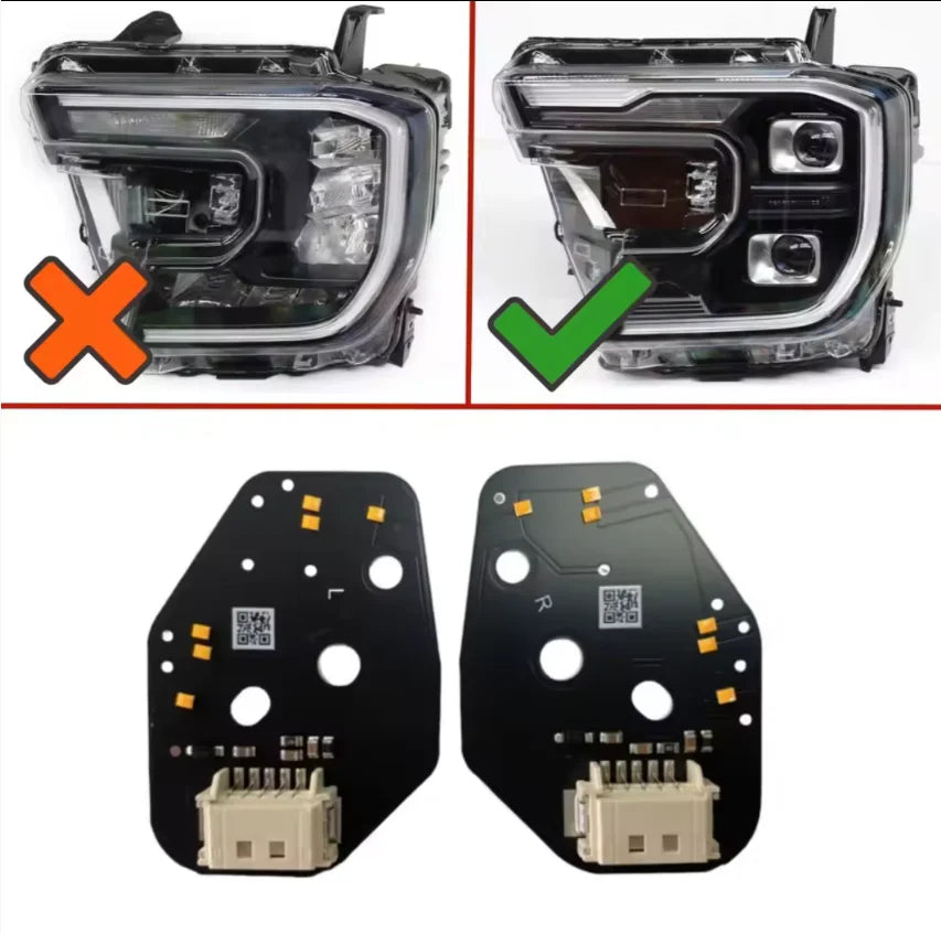 Angel Eyes DRL LED Boards For Ford Ranger T9 Matrix 2024 2025 Daytime Running Light Chips Module for Ford