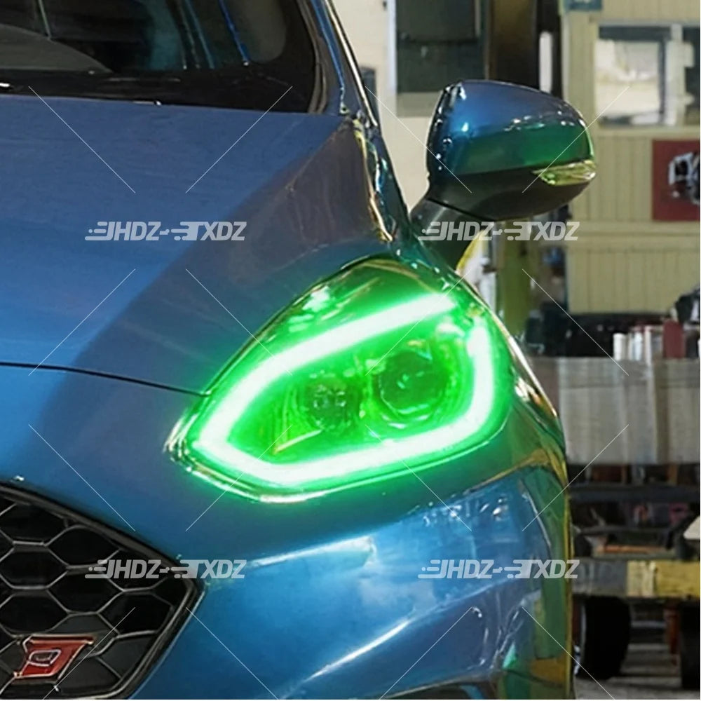 DRL LED Board Yellow Angel Eye Headlight Daytime Running Light Chip Module Blue Red for Ford C519 MK8 MK4