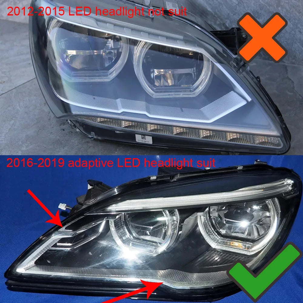 Angel Eyes DRL For 2016-2019 BMW F06 F12 F13 LCI adaptive LED Headlight Daylight Yellow Blue Red 7394901 for
