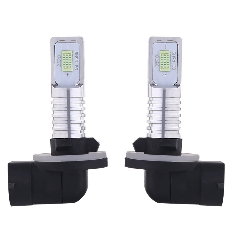 2Pcs 881 880 H27 LED Csp Headlight Kit 80W 12000LM Fog Bulbs