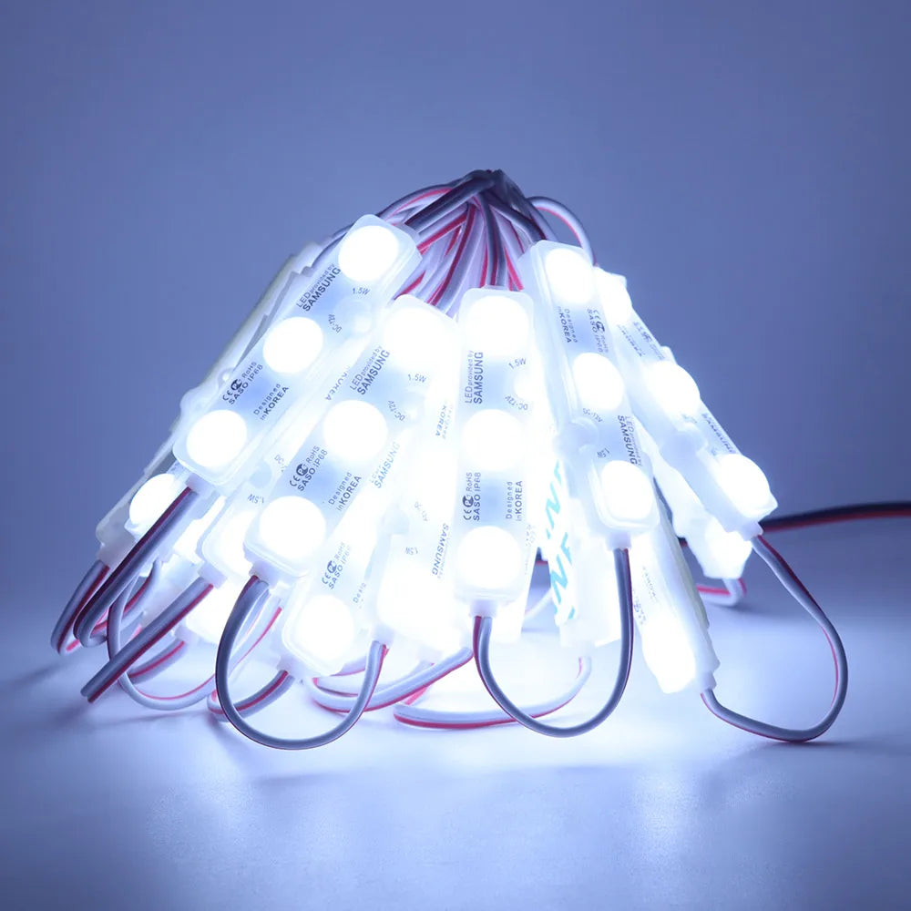 DC12V LED Module Light 3LEDs 1.2W Super Bright Advertising D