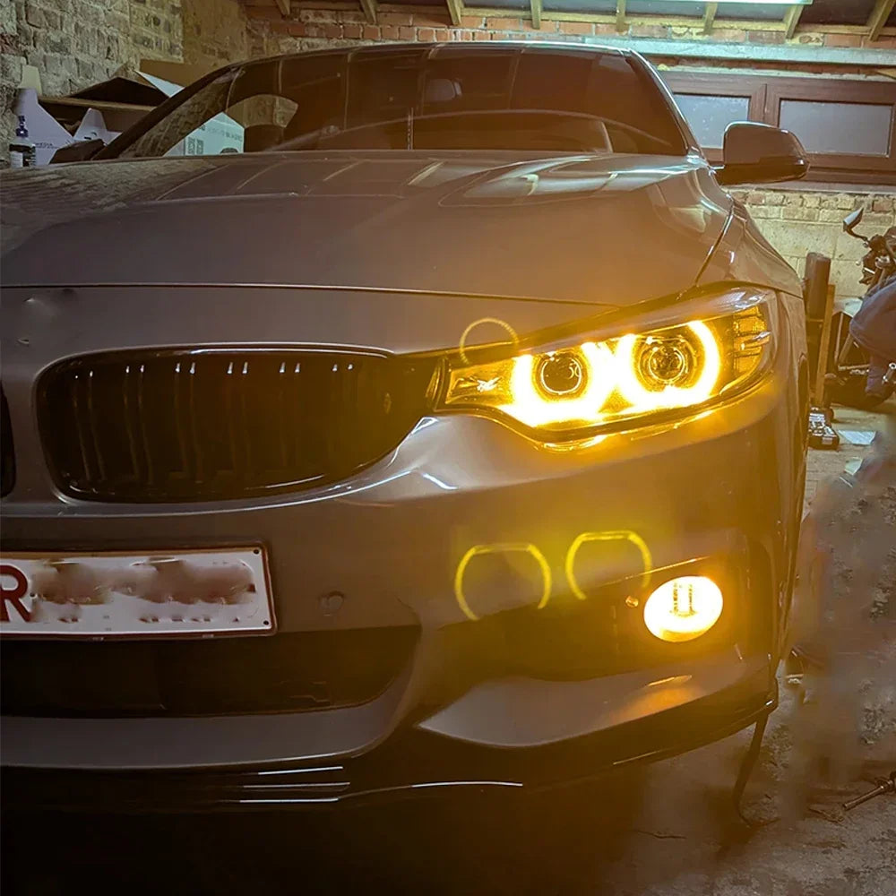 Angel Eyes LED Boards For BMW 4 Series M3 M4 F36 F32 F82 F80 F33 LCI 430i 440i 420i 2017-2020 Daytime Running