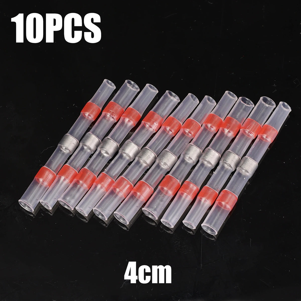 Electrical Wire Connectors Heat Shrink Waterproof Solder Seal Butt Terminals Splice Insulated Solderless Auto Cable Boat Repair