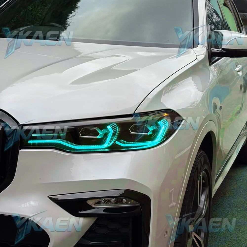 DRL Boards For BMW X7 G07 2019-2021 Laser Headlight Daytime Running Light Chips Angel Eyes Blue Red White for