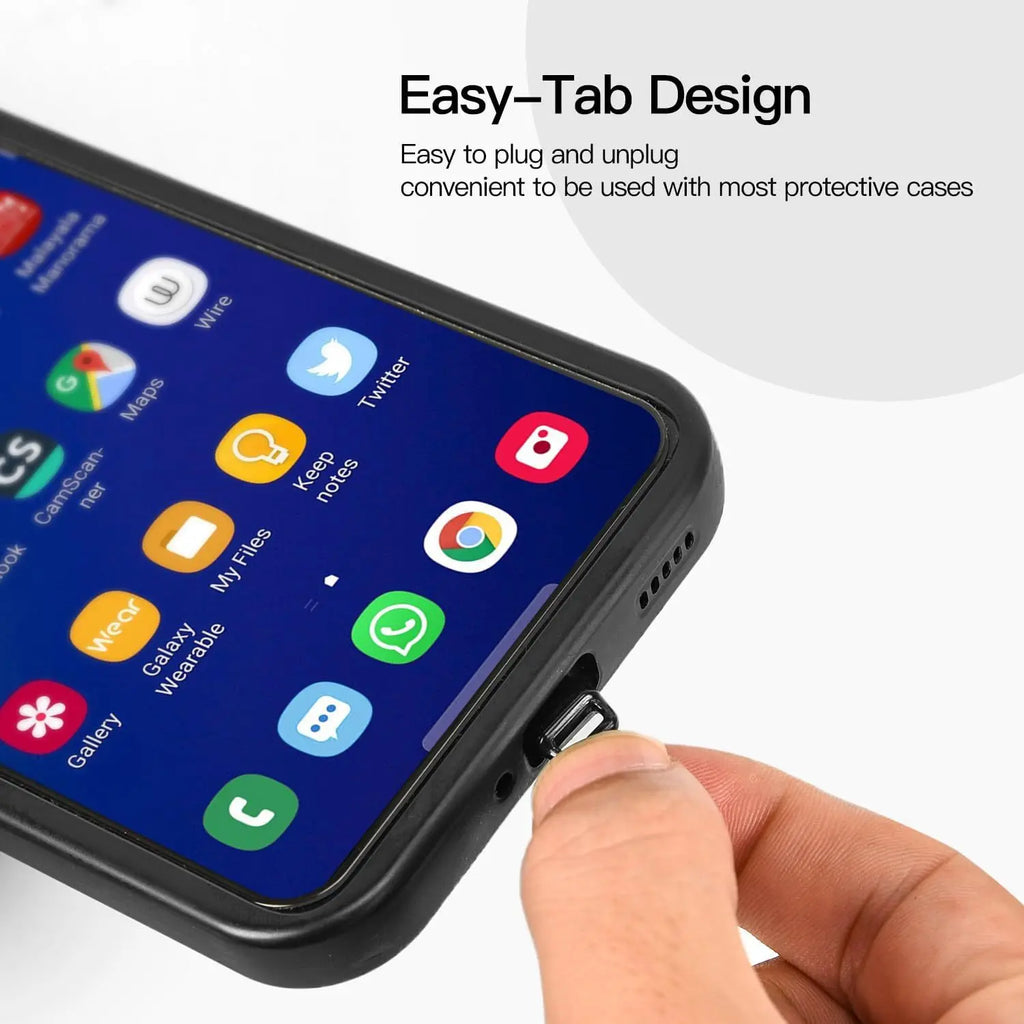 Phone Dust Plug Set USB C Dust Plug Cover Lanyard And Cleani
