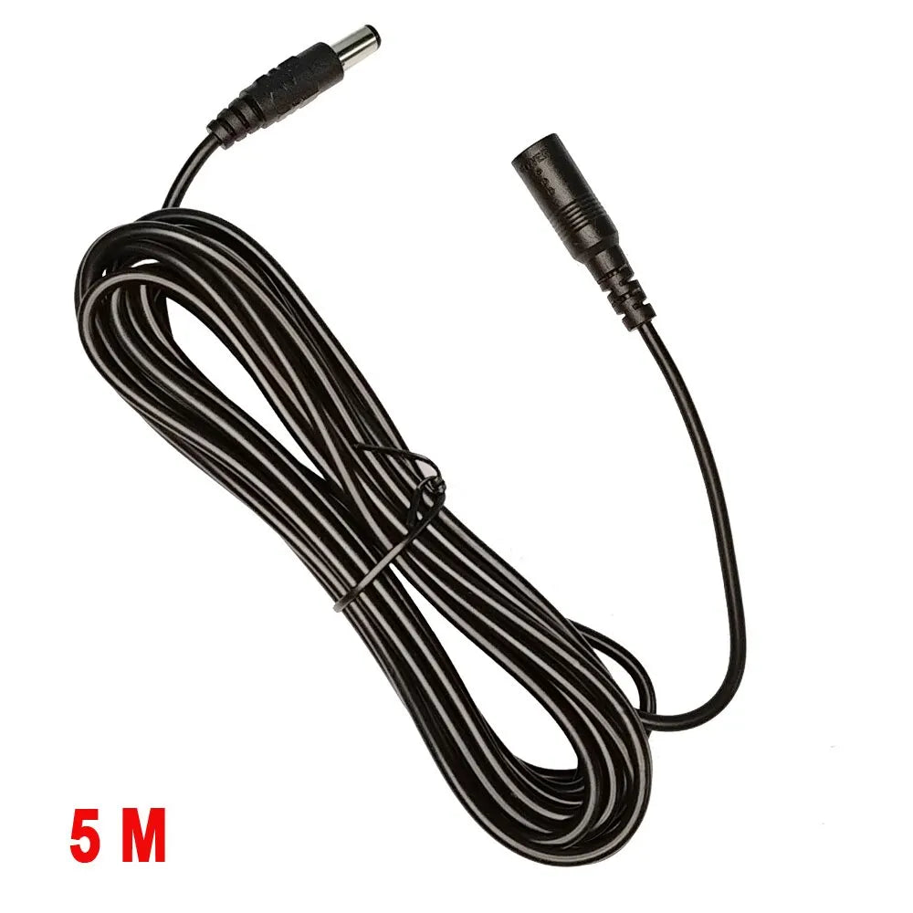 10M/ 5M 5.5mm 2.1mm DC Power Connector Extension Cord Jack A