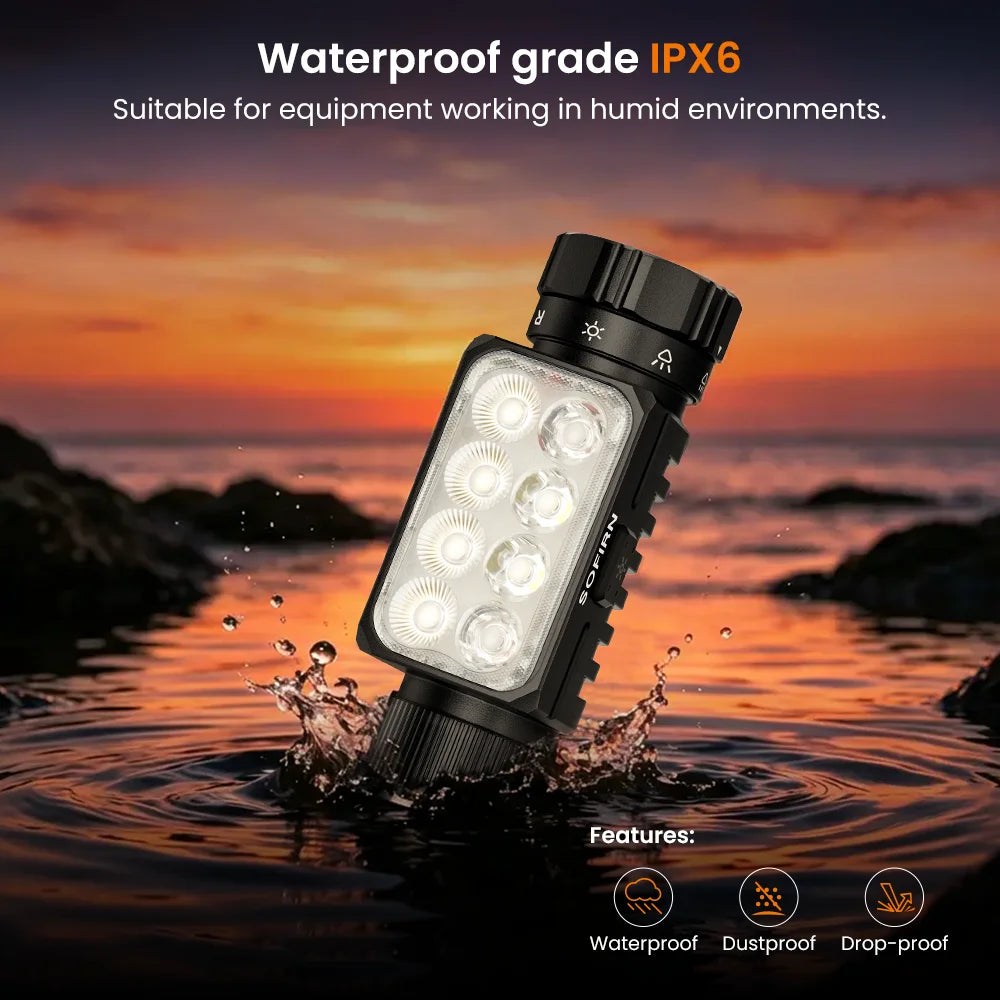 SOFIRN HS23 3320LM LED Head Torch 21700 Rechargeable Headlam