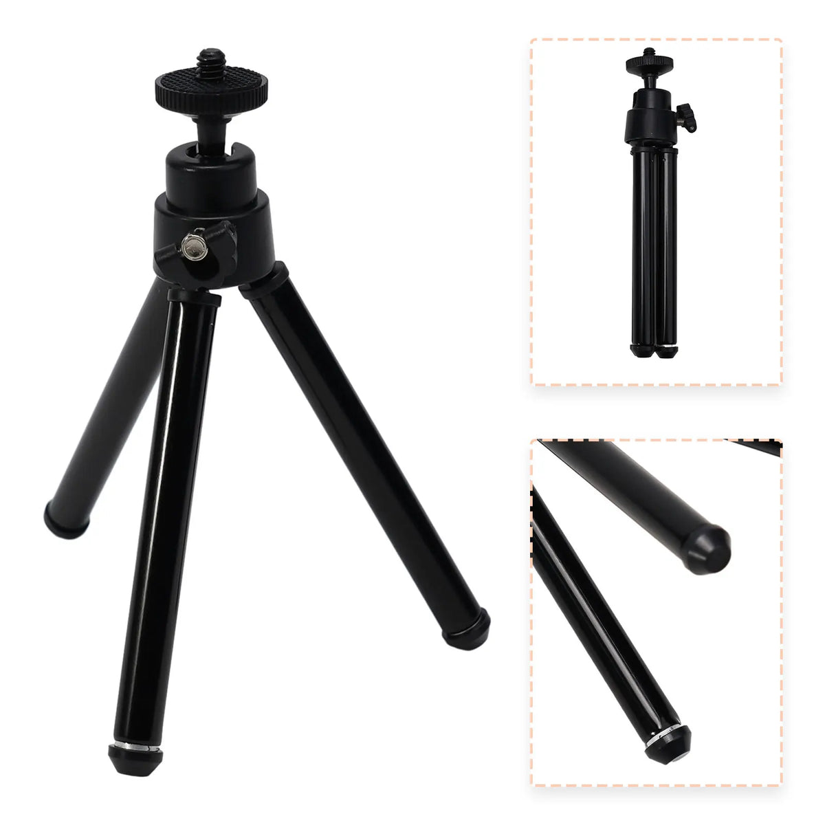 Mini Tripod Stand Portable Flexible Desktop Tripod For Proje