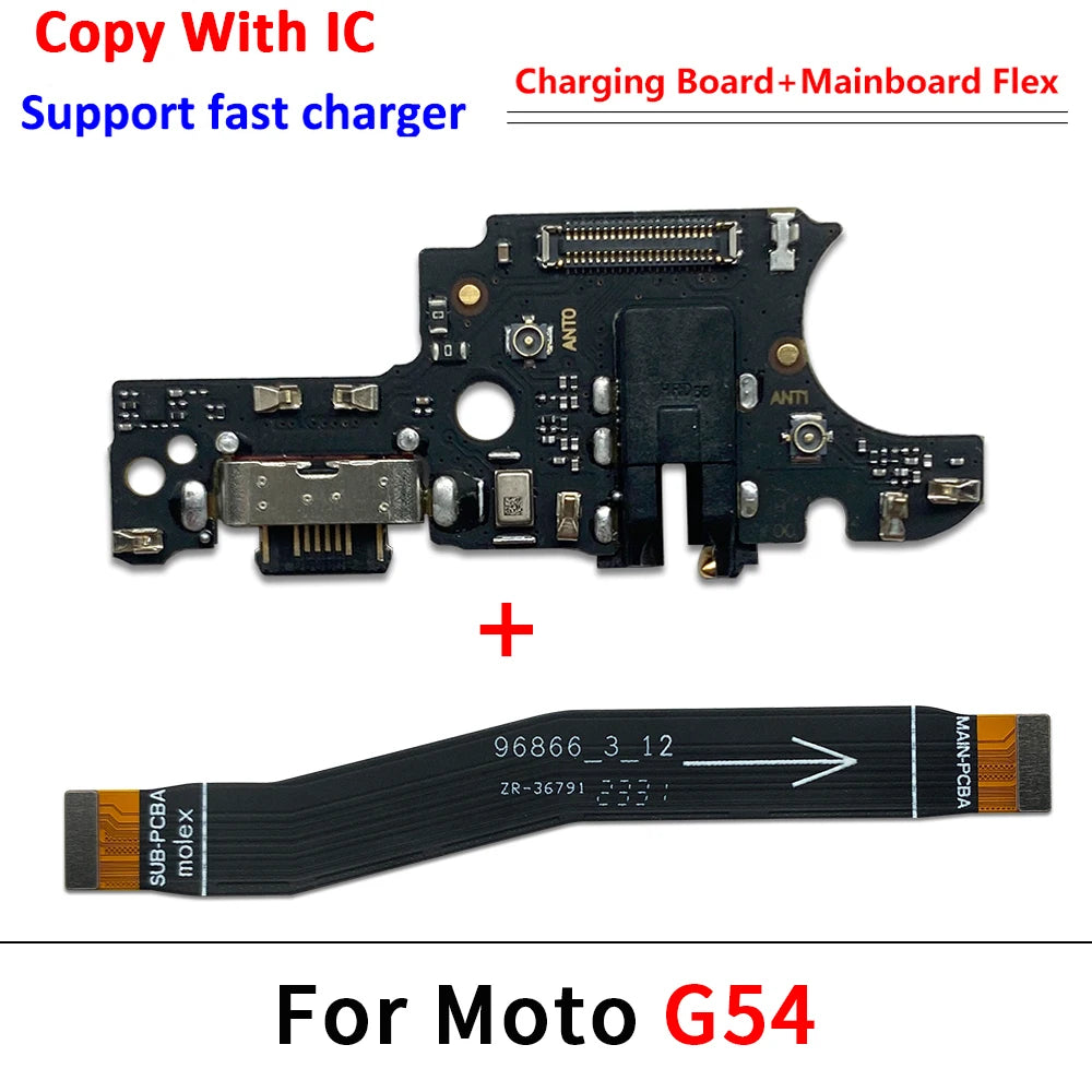 NEW USB Charging Port Board Main Board Motherboard Connector Flex Cable For Moto G31 G41 G42 G50 G51 G62 5G G60 G71 G100 G 5G