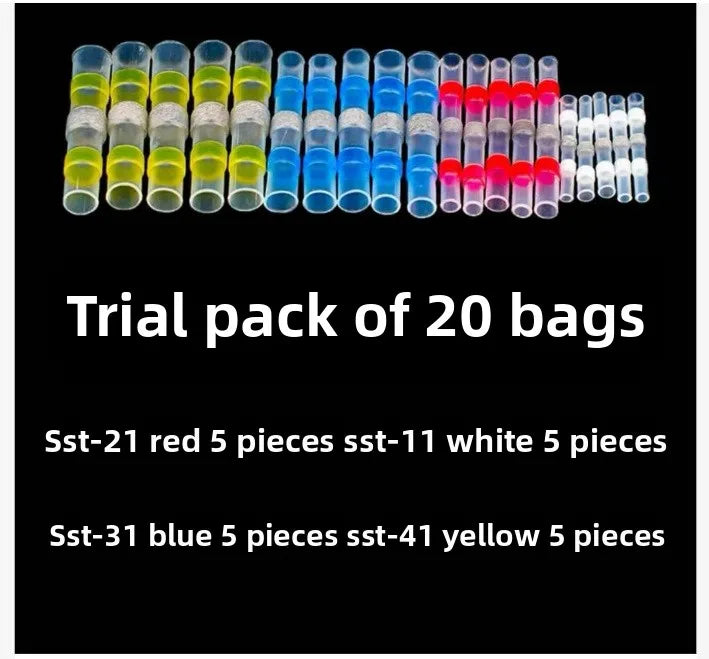 Waterproof Solder Seal Heat Shrink Butt Connectors Lug Terminals Insulated Electrical Wire Homework Equipment Heat Shrink Tube