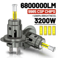 3200W 360 H7 LED Car Headlight Bulb Canbus 6800000LM Led Lig