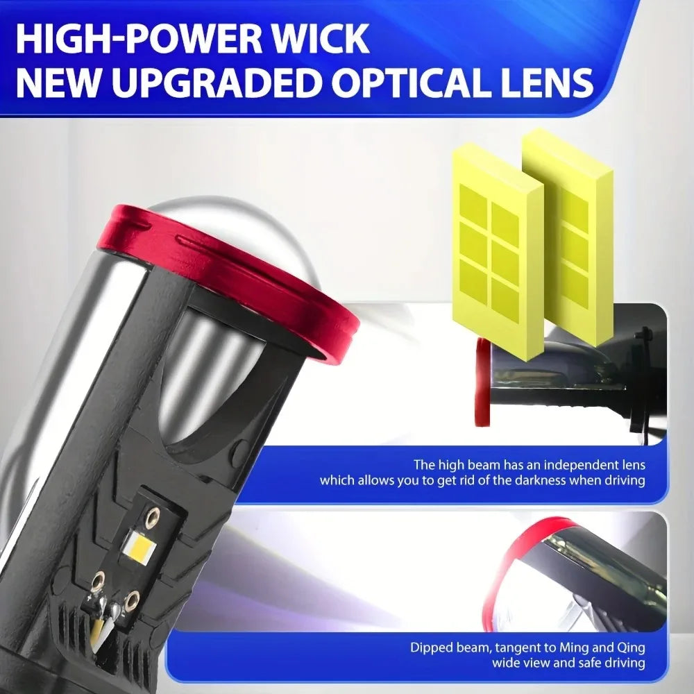 2pcs Canbus LED Car Headlight Bulb 40000 H4/9003/HB2 Project