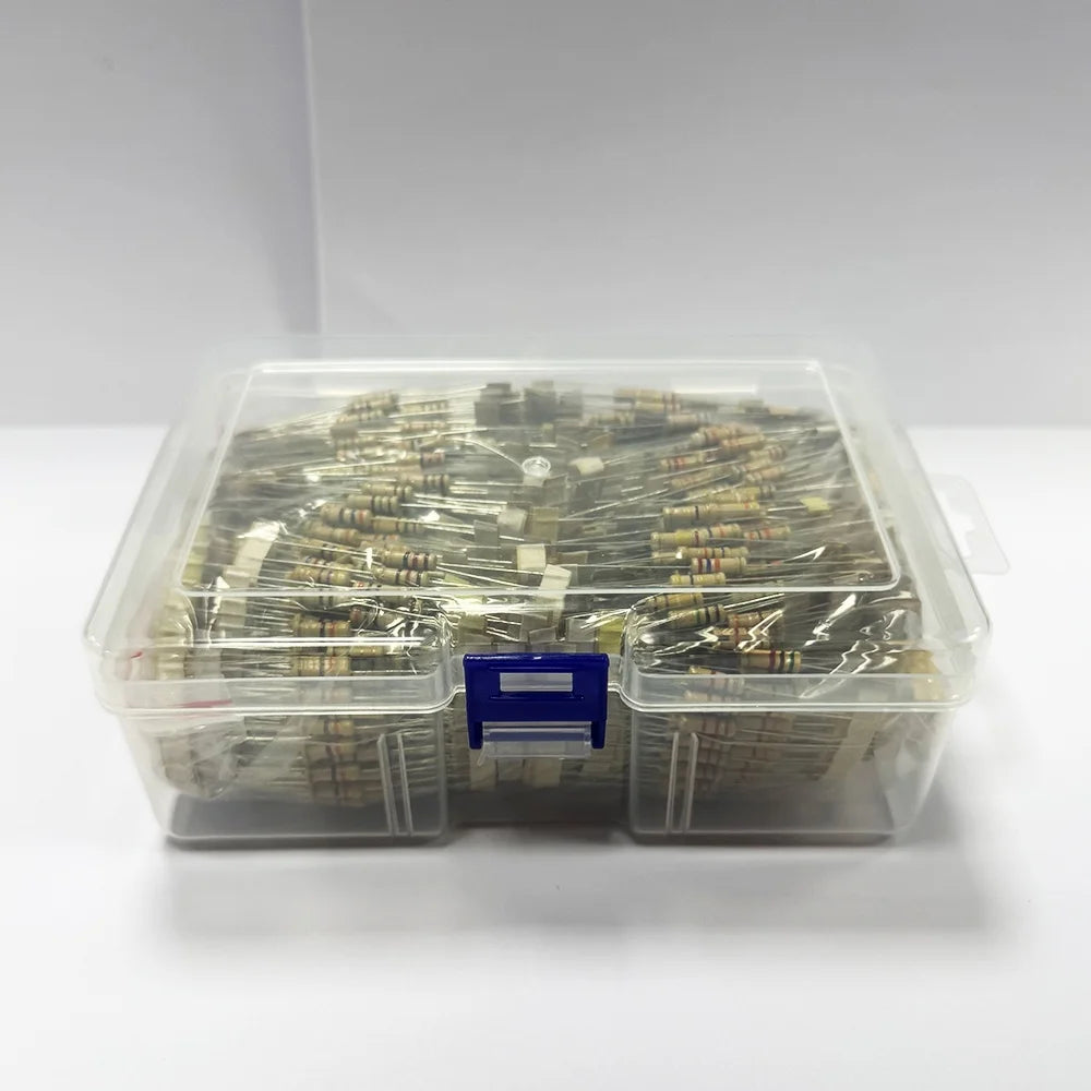 1000Pcs 1/2W 5% 100Values 1-10M Ohm Carbon Film Resistors As
