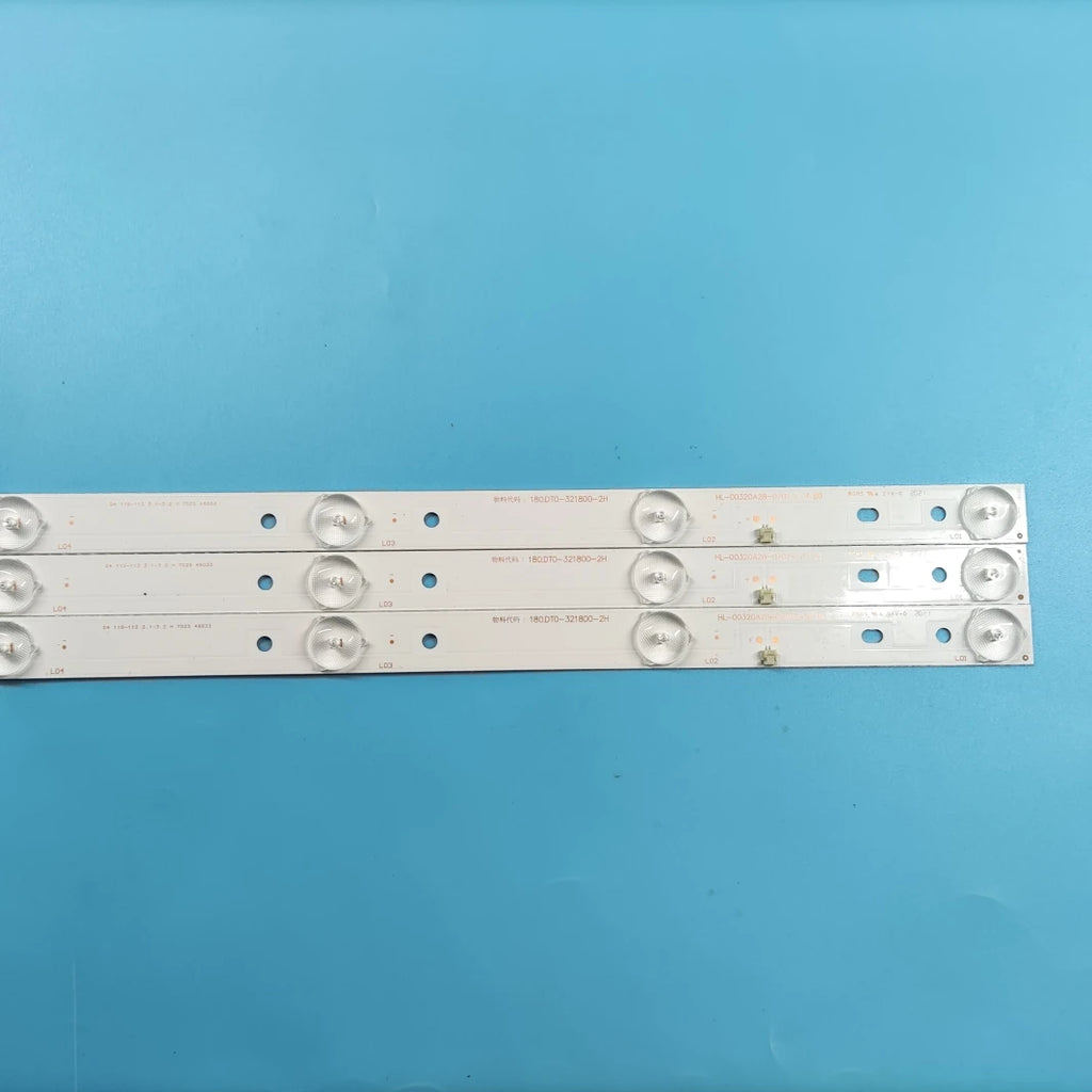 LED Backlight Strip for 598mm LED TV Bands 180.DT0-32D900-0H 180.DT0-321800-2H 32" TV's LED Bars Backlight