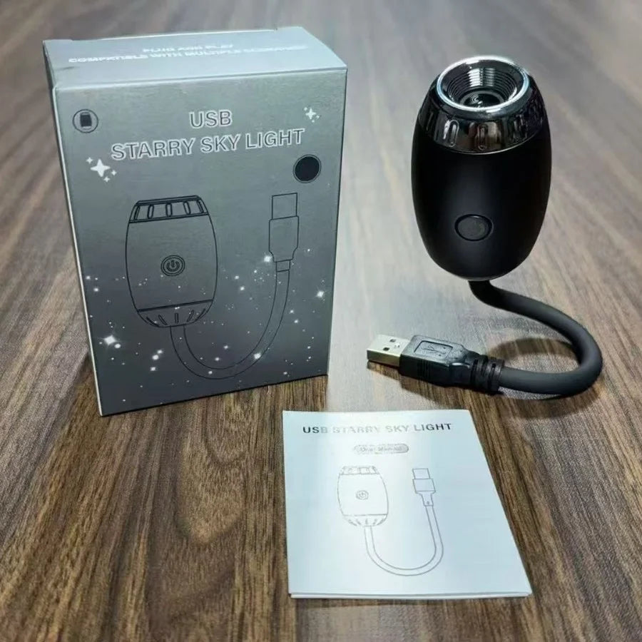 USB Car Atmosphere Projector Light Car Interior Ambient Ligh