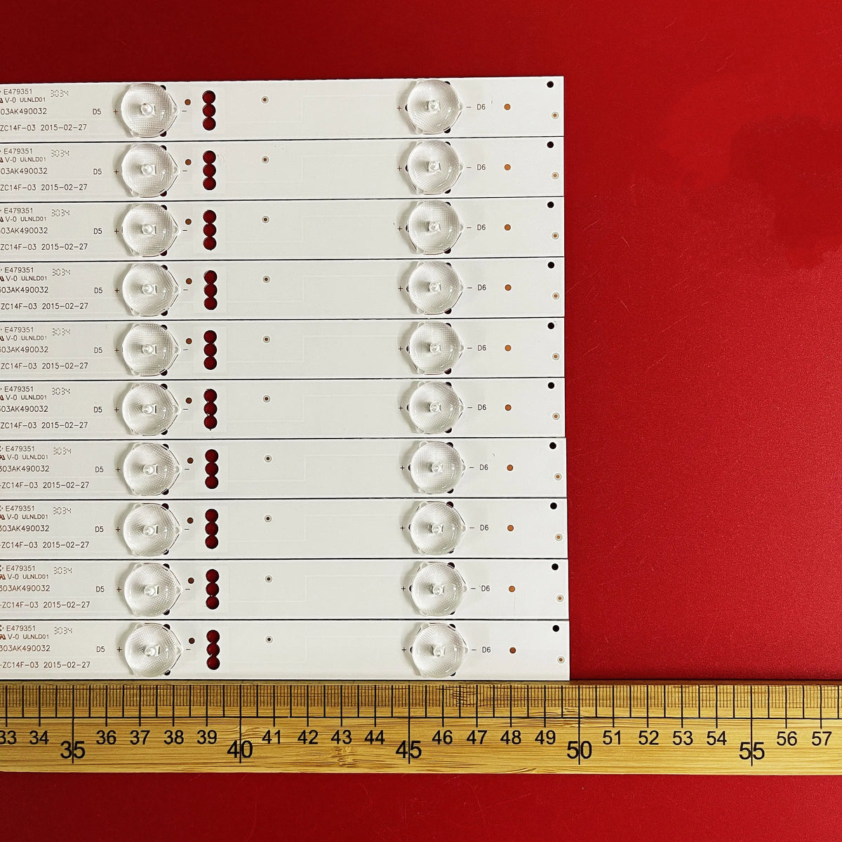 LED TV Backlight Strip for LED-49B550S LED50G100 LED49M60A 303AK490032 AHKK49D06-ZC14F-03 - Replacement TV