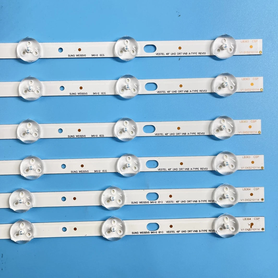 LED TV Strip Light Backlight for 49U5766DB 49U6763DB 49A06USB VES490QNDL-2D-U11 N12 VES490QNDS 490 DRT VNB A