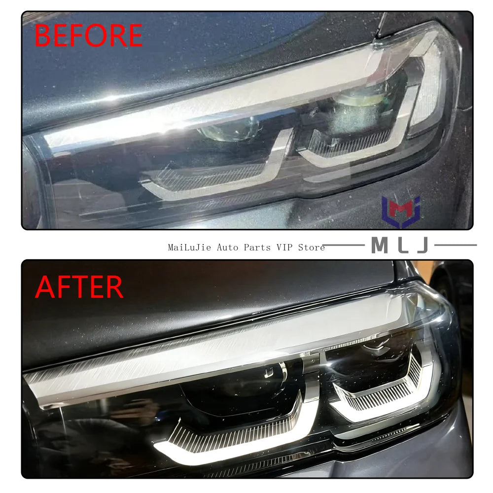 Headlights DRL Light Strips Angel Eyes Chip Illumination Maintenance Parts for BMW G30 G38 2021-2023