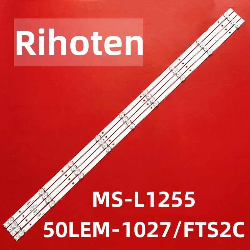 LED Backlight Strip for 5set LED Strip For SYSTEM K50DLX9US Holleberg HTV-LED50UHDS100 MS-L1255 V6 V7