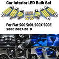 LED Interior Light Kit for Fiat 2007-2018 - Canbus Error-Free Interior Bulbs