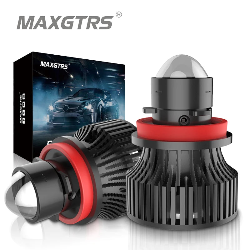 2pcs Automotive H7 H11 9005 9006 Laser Headlight Bulb Mini P