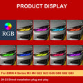 DRL for BMW 4 Series G80 M3 G82 M4 G22 G26 Board Fits Global LED Headlight Red Blue Angel Eyes RGB DRL for