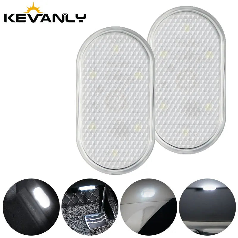 1/2/4Pcs Touch Sensor USB LED Interior Light LED Lamp Car Ce