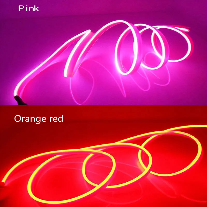 1/3/5m Car Interior Atmosphere Lighting LED Strip 5V DIY Fle