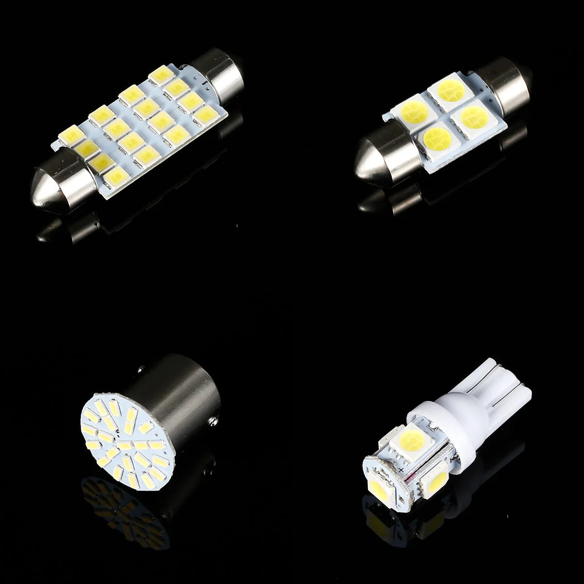 42/20Pcs LED Car Interior Lights T10 6000K SMD LED Xenon Whi
