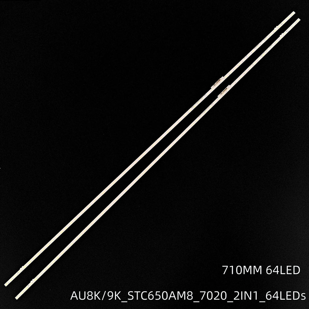 LED Strip for S1A8-650SM0-R0 AU8K/9K_STC650AM8_7020_2IN1_64LEDs_REV1.0_200914