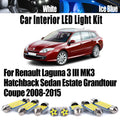 Bulb LED Interior Reading Light Kit for Renault MK3 2008-2015