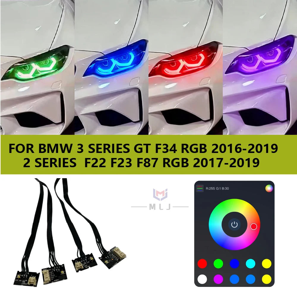 Angel Eye Daytime Running Light Controller For BMW 3 Series GT F34 2016-2019 DRL Wiring Plug and Play Control